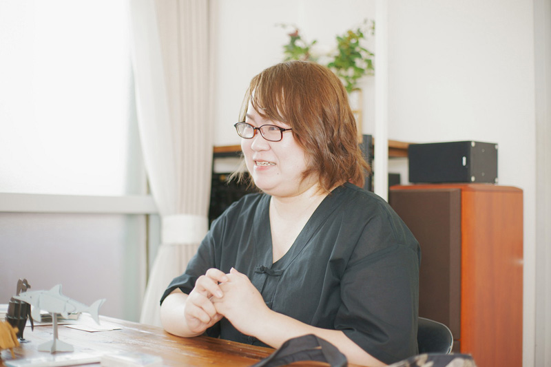 大澤夏美さん横顔