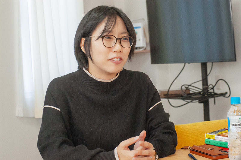 松田 詩依さんの横顔